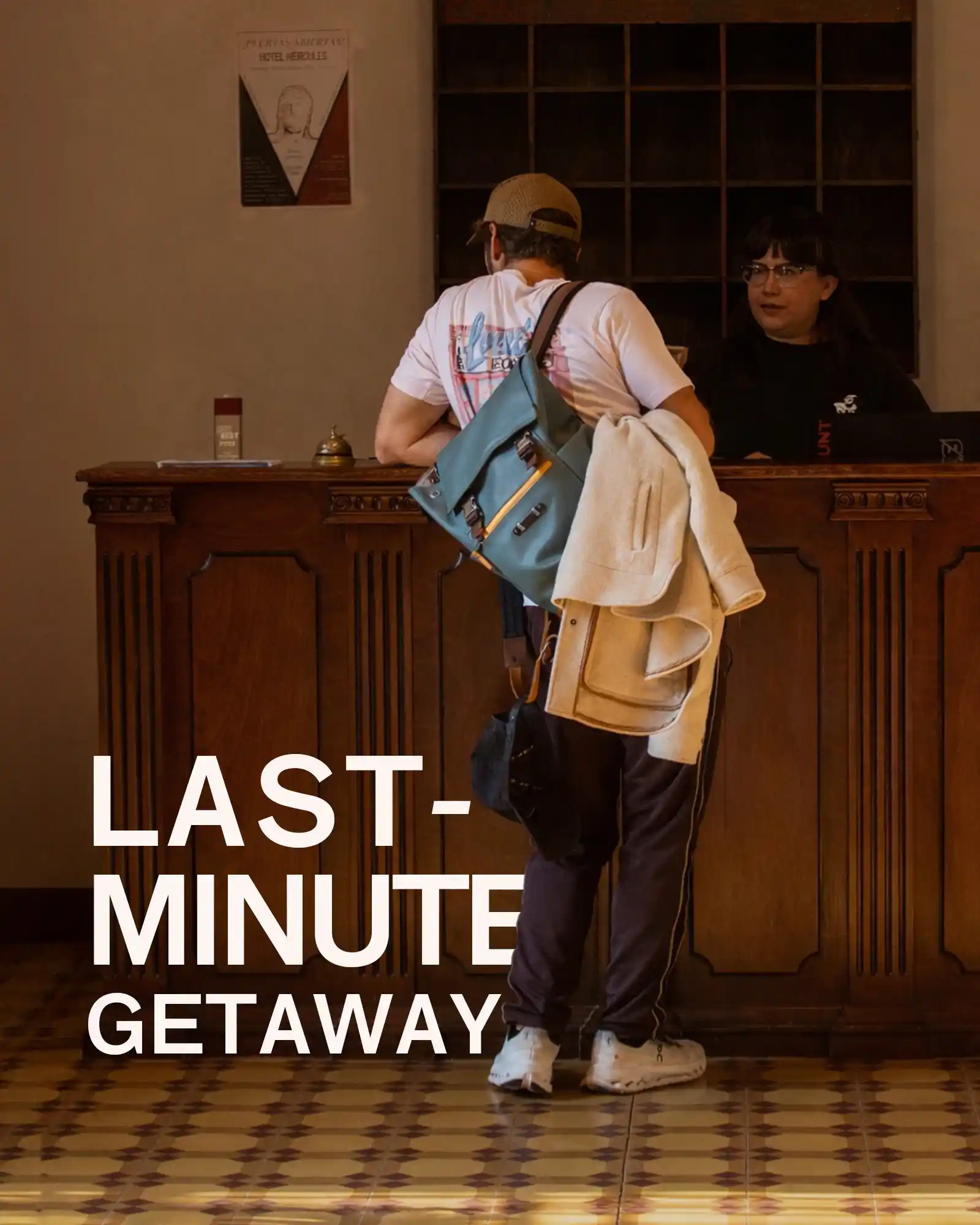 Last-minute booking!